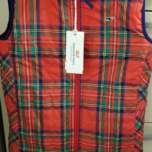 Vineyard Vines Girls Performance Reversible Vest - Picture 2 of 4